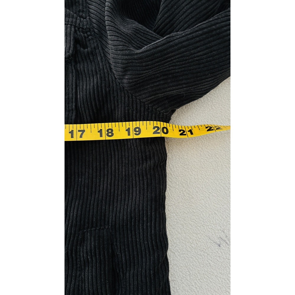 Ashley By 26 International Black Corduroy Jacket with Black Sherpa Collar Large - Picture 16 of 16